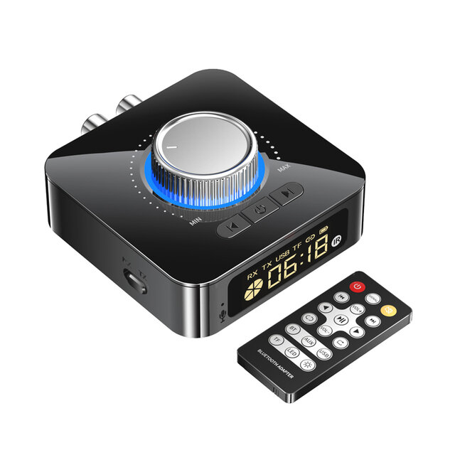 倍克贝克 M5 数字显示蓝牙 V5.0 音频发射接收器