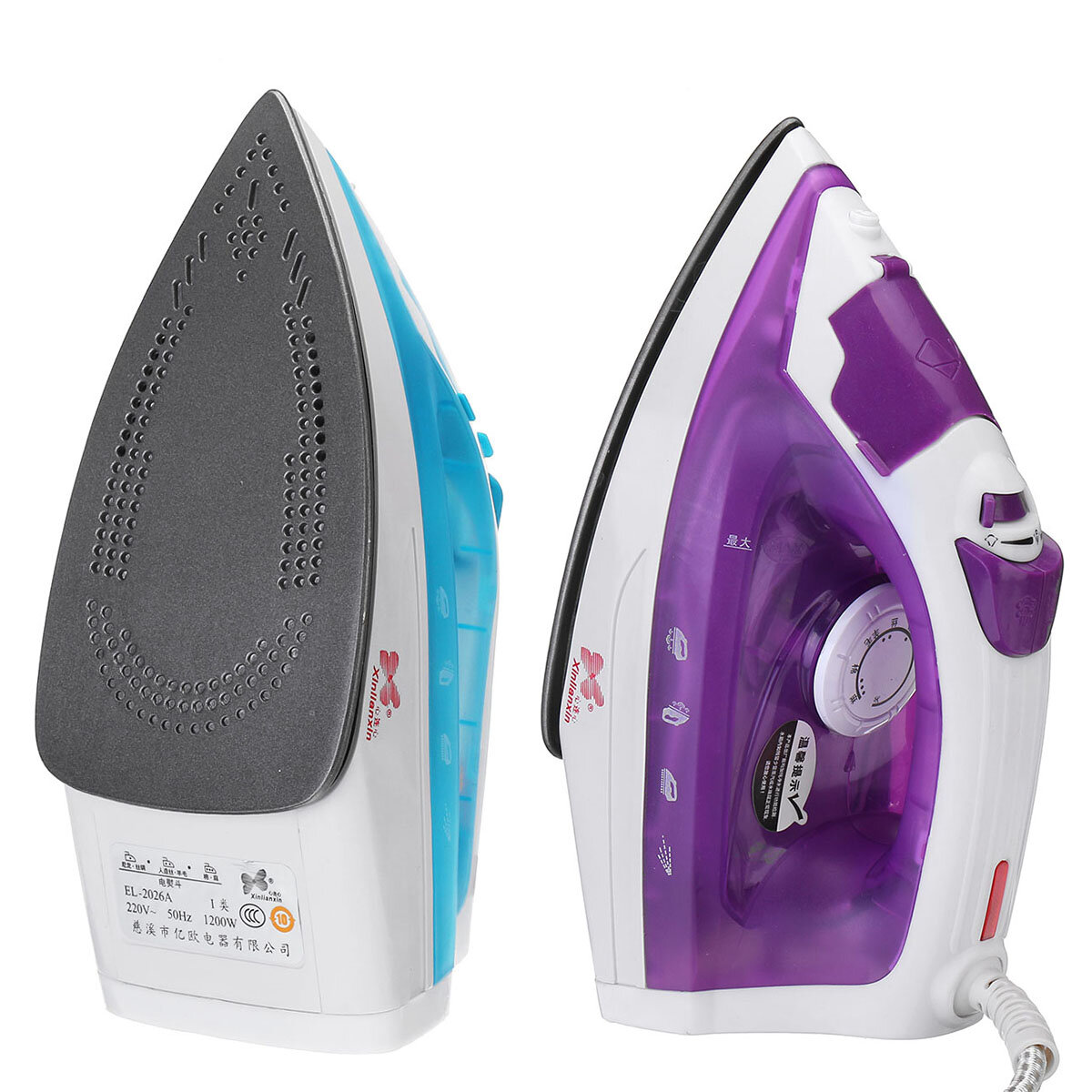 1600W 220V 手持便携式蒸汽熨斗 电动衣物清洁器 5档温控调节 支持货到付款