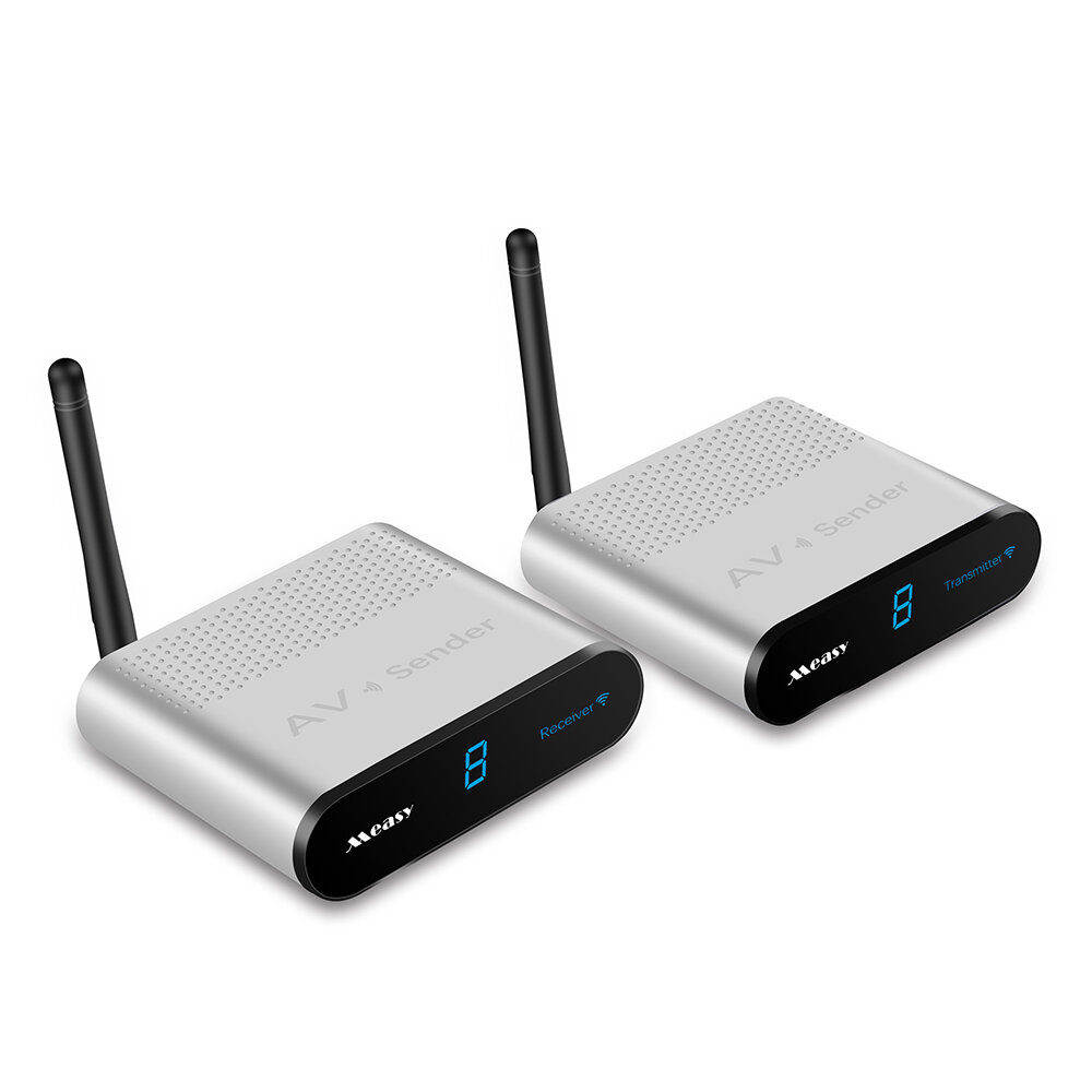 Measy AV530 5.8G无线音视频传输器 发射接收套装 300米/100英尺穿墙 适用DVD/机顶盒/显示器支持货到付款