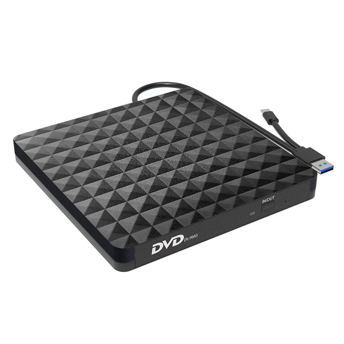 USB3.0/Type-C外置CD/DVD光驱 高速数据传输 DVD-RW刻录机 适用台式电脑/笔记本电脑 型号：XD002