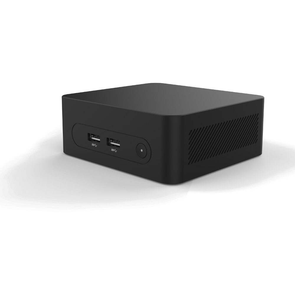 NVISEN AU01 迷你电脑主机（英特尔Alder-N N95/8G/256G） Intel UHD核显｜WiFi4+千兆网口｜双HDMI2.0 4K@60Hz｜预装Win11