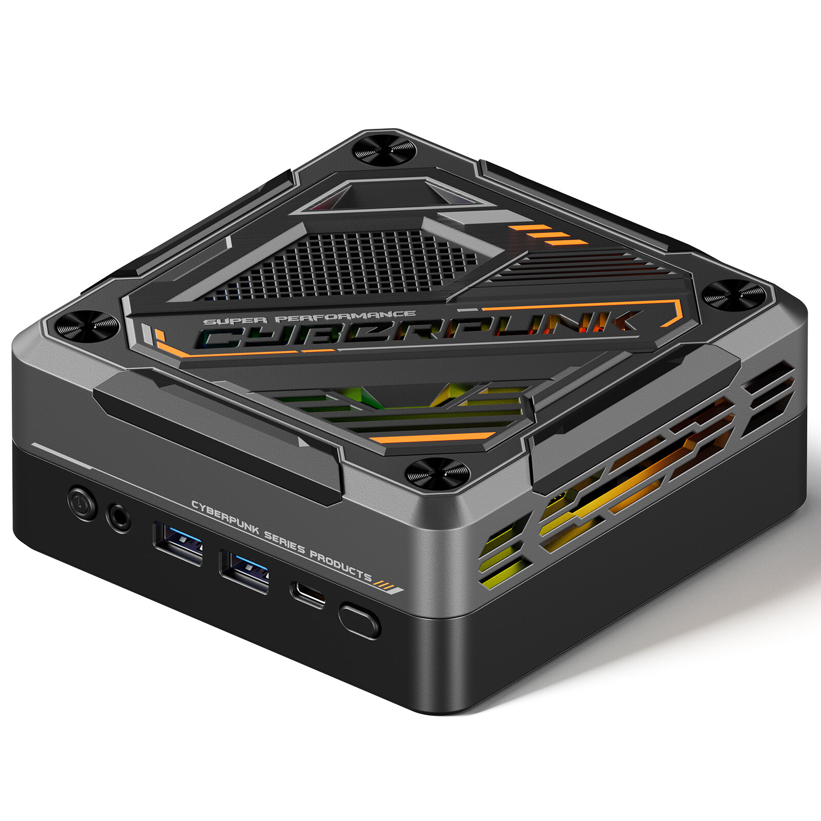 T-BAO MN78 AMD 锐龙 7 7840HS 迷你电脑 32GB 内存 1TB SSD 4K 三屏输出 WIFI 6 蓝牙 5.2 HDMI/USB3.2/Type-C 接口 RGB 灯效 迷你主机 / 桌面电脑