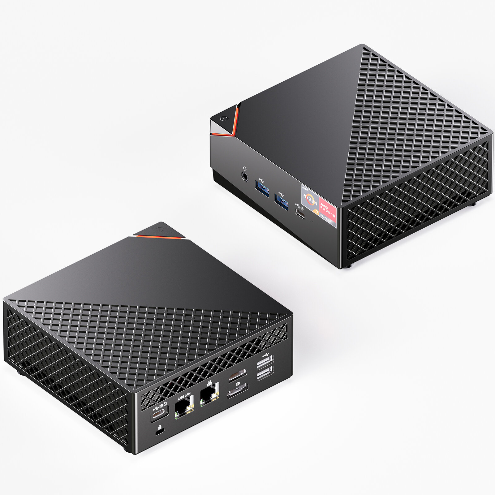 T-BAO MN57U AMD 锐龙 7 5700U 16GB DDR4 内存 512GB SSD 迷你电脑 Windows 11 系统 WiFi 6 无线网卡 HD/DP/Type-C 接口 4K 三屏显示 迷你主机 / 桌面电脑