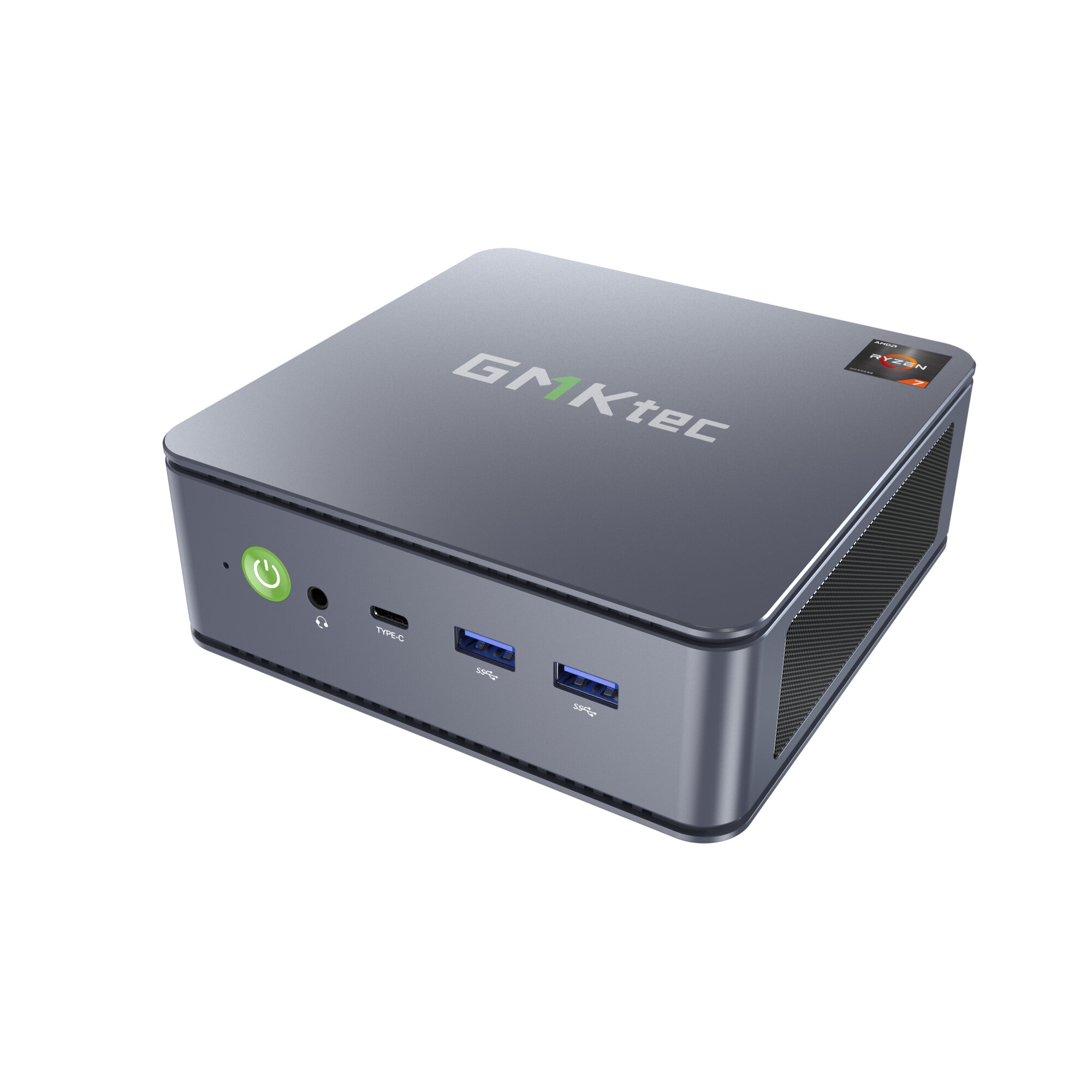 GMKTEC K6 迷你主机（AMD锐龙R7 7840HS/八核/16G/1TB SSD）支持4K三屏输出 WiFi6+蓝牙5.2 HD USB3.2 Type-C 支持货到付款