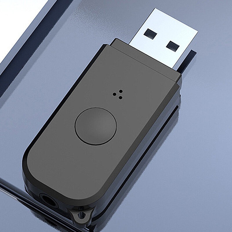 H210 蓝牙 5.3 二合一 Dongle 适配器（发射 + 接收）AUX/USB 接口适用车载 / 电脑 / 电视 支持货到付款（COD）