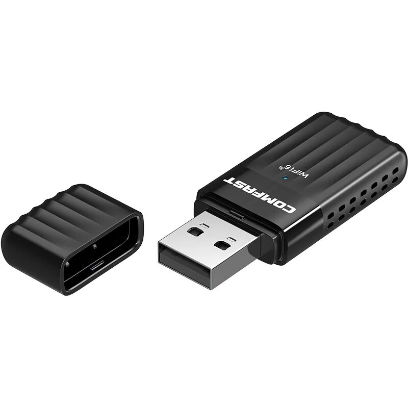COMFAST CF-943AX USB 900M 免驱动无线网卡（2.4G/5GHz 双频 / 802.11ax）USB WiFi Dongle 支持货到付款（COD）