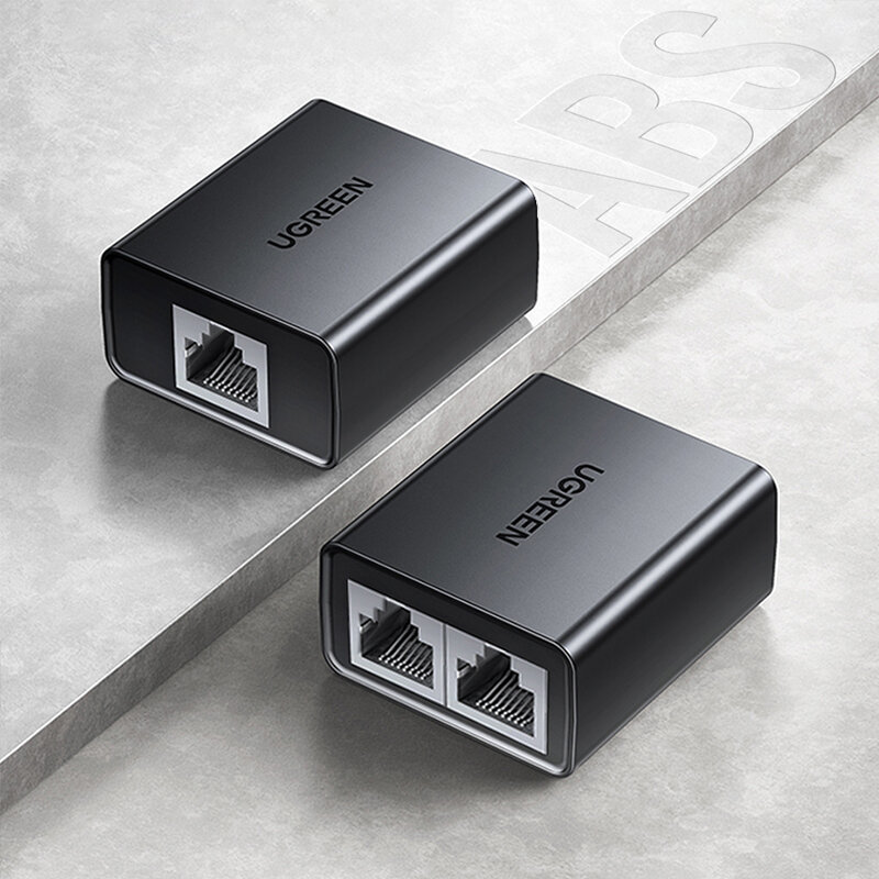 绿联 CM210 1 分 2 RJ45 分流器（以太网转接头 / 网络延长器）RJ45 连接器耦合器 适用 PC / 电视盒 / 路由器 支持货到付款（COD）