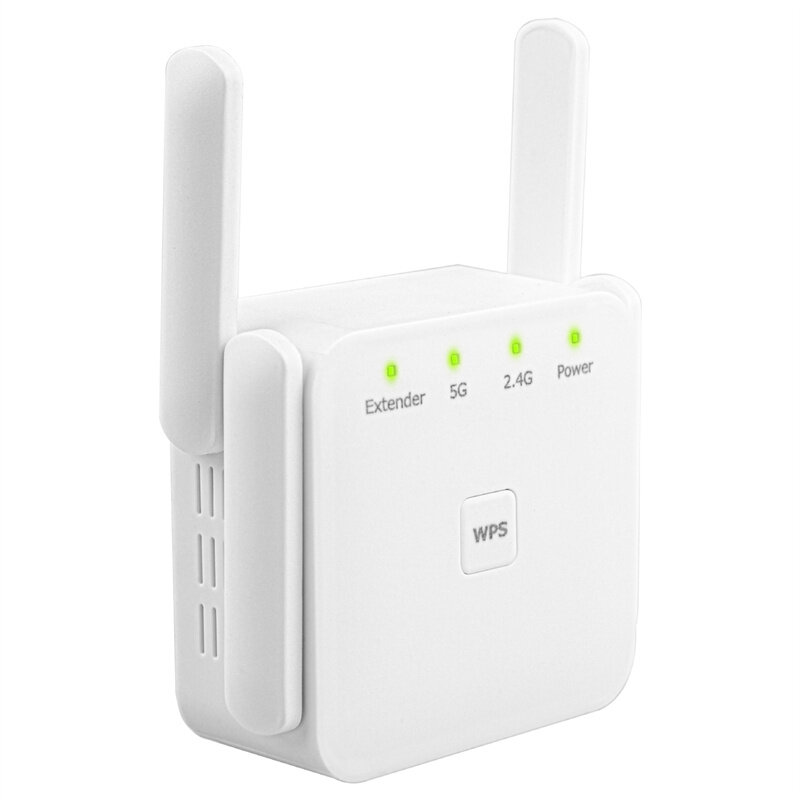1200Mbps 欧洲版双频 WiFi 信号放大器（2.4/5GHz）无线路由器中继器 / 网络扩展器 支持货到付款（COD）