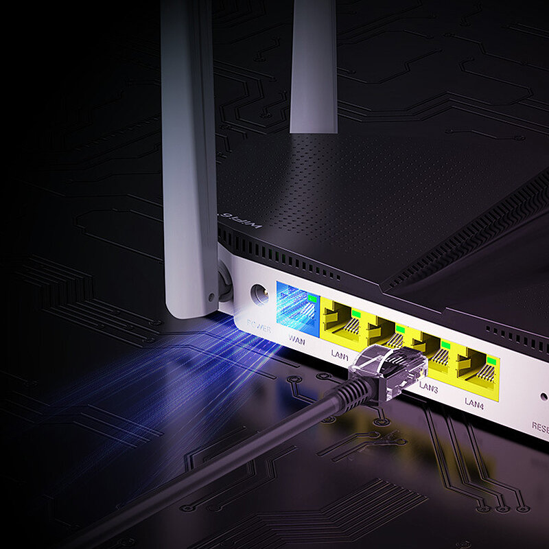 COMFAST CF-WR633AX AX3000 MESH 千兆 WiFi 6 路由器（双频 2.4G&5GHz/3000Mbps 无线速率 / 强信号高增益天线 / 5 路 FEM 独立放大 / MU-MIMO 技术） 支持货到付款（COD）