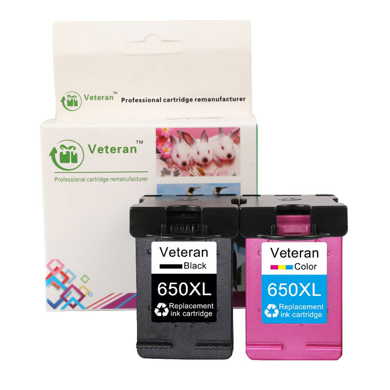 Veteran 650XL 墨盒 —— 适用于惠普 650/650XL，兼容 Deskjet 1015/1515/2515/2545/2645/3515/4645 打印机（支持货到付款）